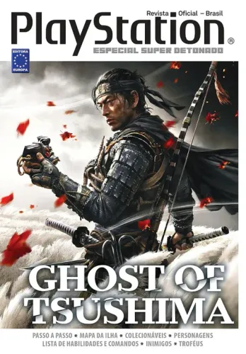 Livro Ghost of Tsushima - Playstation Especial Super Detonado - Novo e Lacrado