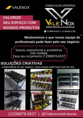 Expositores para Hortifruti
