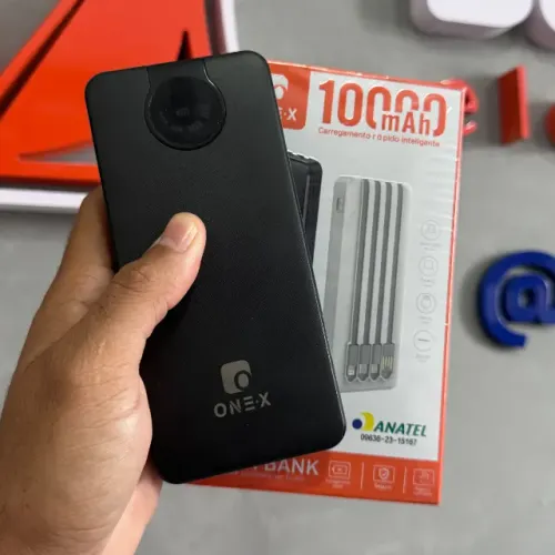 Carregador Portátil Power Bank 10.000mAh Mantenha-se Conectado em Qualquer Lugar