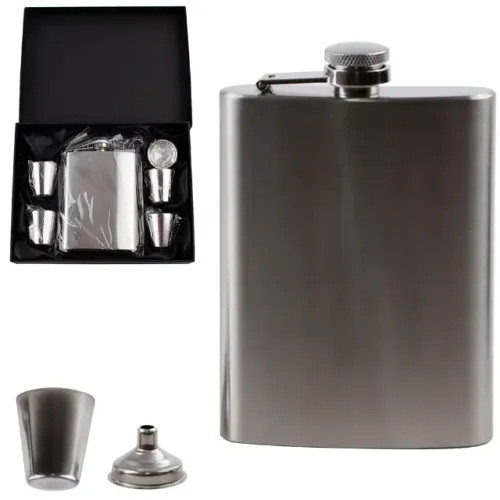 Kit Cantil Inox Polido 224ml 06pcs Wx7862