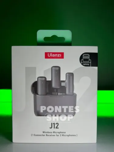Super microfone Ulanzi J12 original duplo
