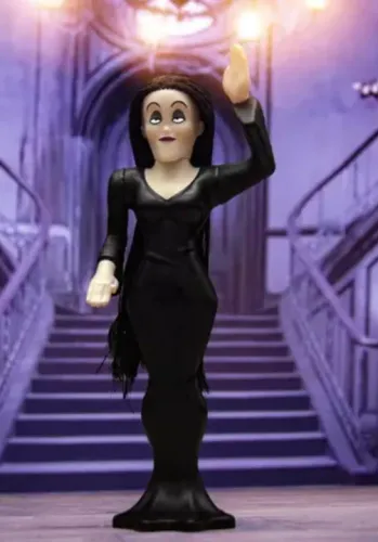 Boneca Morticia Addams - Coleção Família Addams - burguer king lacrado