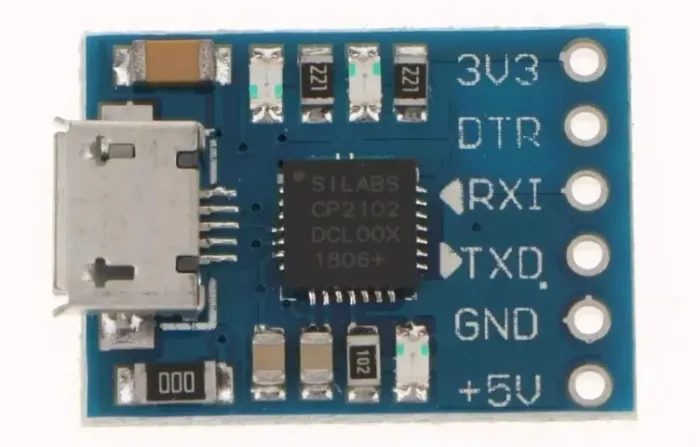 Cp2102 Micro Usb 2.0 Para Ttl Módulo Uart 6 Pin   Arduino Automação Robotica COD-AM285   
