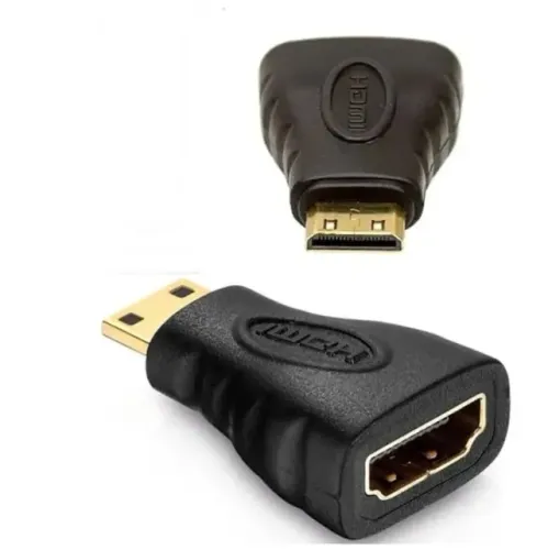  Adaptador Conector Mini Hdmi Macho Para Femea 