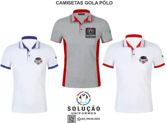 Solução Uniformes e Camisetas personalizadas em geral. 