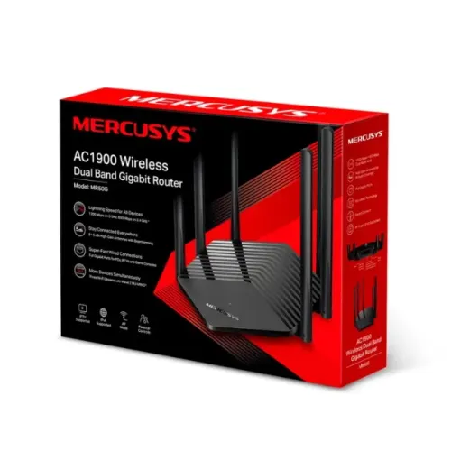 Roteador AC1900 Dual band Gigabit Mercusys novo com garantia. 