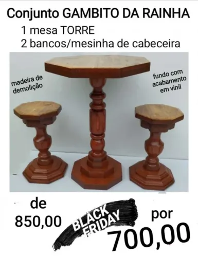 Mesas em MADEIRA 