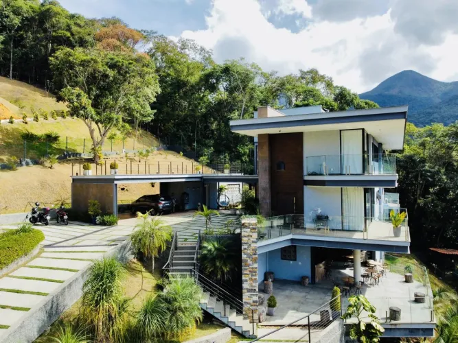 Casa em Condomínio para Venda em Teresópolis, Quebra Frascos, 6 dormitórios, 6 suítes, 8 b