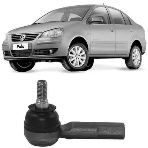 Terminal Direção Fox/ Polo 02/ Gol 08/ Golf 99/ Audi A3/ Crossfox Cod: 5122