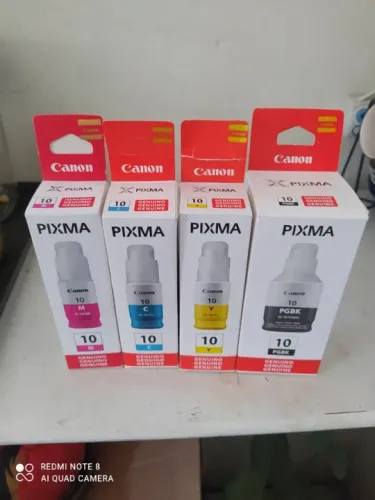 kit 4 tintas canon pixma G10 preto azul amarelo e magenta