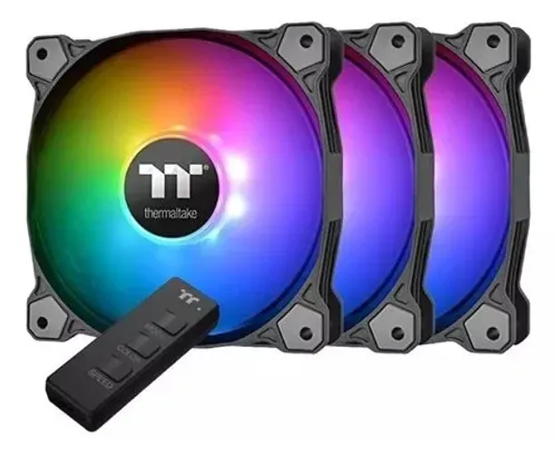 Kit Fan com 3 Unidades Thermaltake Pure 14, ARGB Sync 140mm