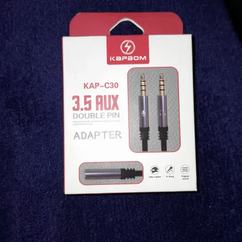 Cabo Adaptador P3 Fêmea Para 2 P2 Macho Kapbom - Kap-c30