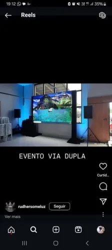 Aluguel de painel de led e Projetor telão para eventos