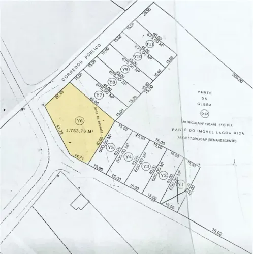 Santa Maria melhor localização - 1753 m² ESQUINA NA CHEGADA 650 mil