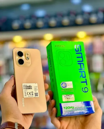 Celular Infinix Smart 9 128+08 Gb Ram Lacrado Verde Cinza Preto Entregamos