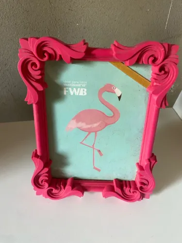Porta retrato Flamingo Rosa