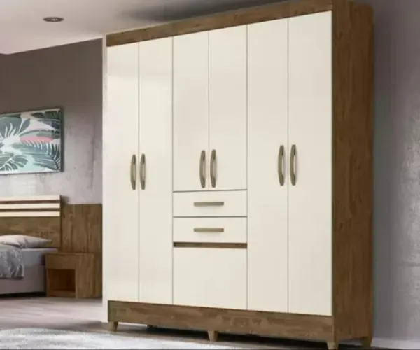 Guarda Roupa 7 Portas 2 Gavetas Novo Varios Modelos