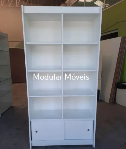 Nichos com Portinhas - MDF Branco