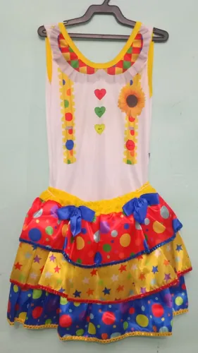 Fantasia palhacinha G infantil- NOVA - tam 6/8