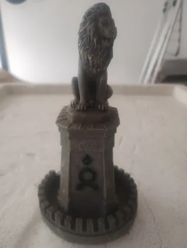 Escultura / estatueta alemã do Leão Bávaro em Lindau