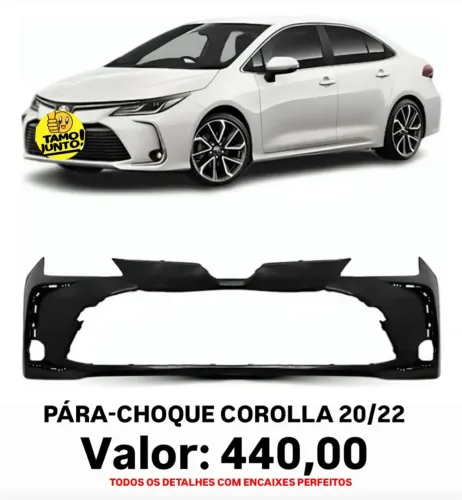 Para-choque Corolla 20/22 - Encaixes Perfeitos