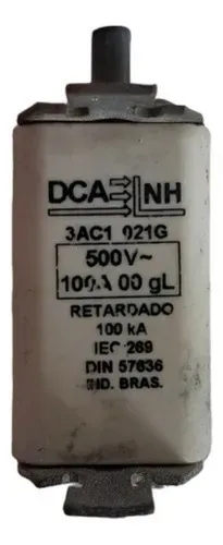 Fusível Dca 100a 500v