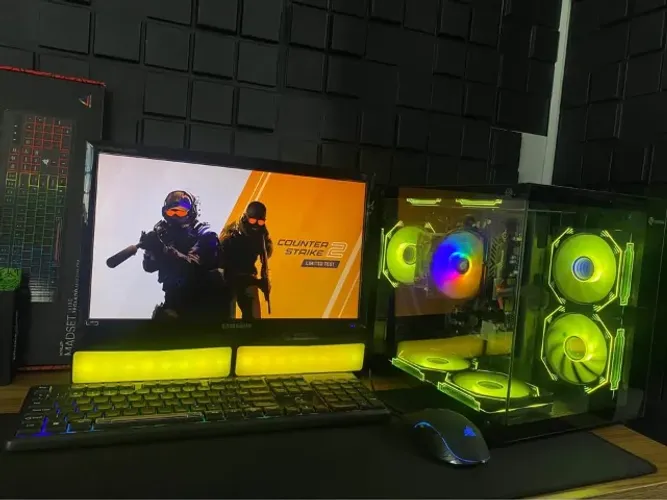 Pc Gamer Ryzen 5 4600G completo RODANDO VÁRIOS JOGOS