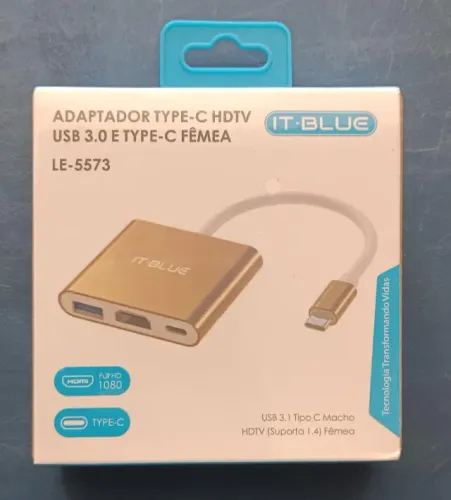 ADAPTADOR IT-BLUE 3 EM 1 USB 3.0