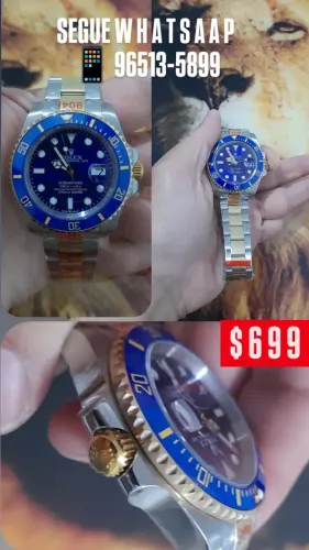Relógio ROLEX AUTOMÁTICO PREMIUM SUBMARINER