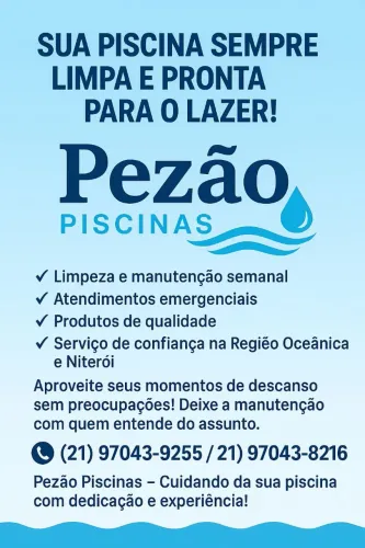 Manutenção de Piscinas 