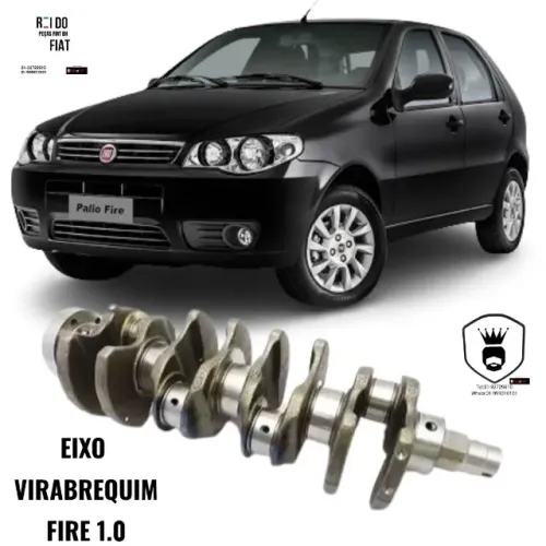 Eixo virabrequim Fire 1.0