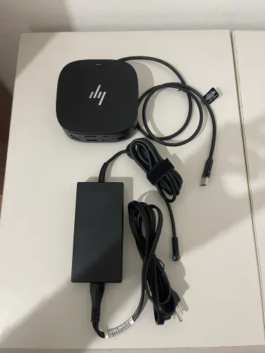 Estação De Ancoragem Hp Usb-c Dock G5 Para Notebook + Fonte 120W