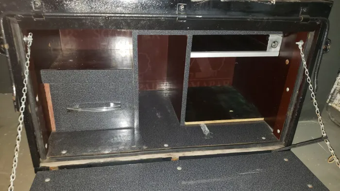 Caixa de cozinha e caixa para fogareiro