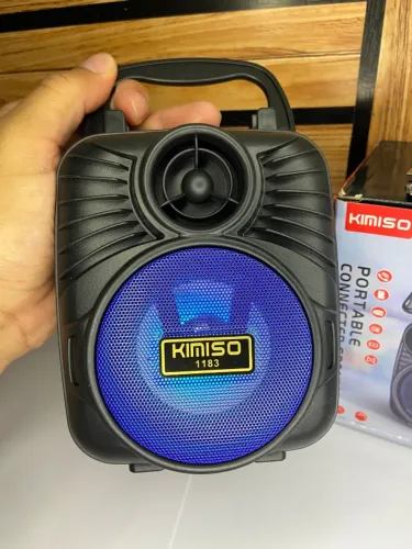 Caixa de Som Bluetooth com Led RGB KMS-1181