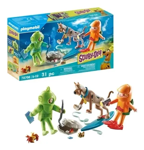 Playmobil Scooby-Doo! Aventura Com Fantasma Mergulhador