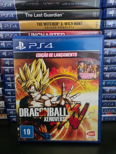 Dragon Ball Xenoverse XV edição de lançamento mídia fisica ps4