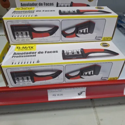 Amolador de Facas e Tesouras Manual de Mesa