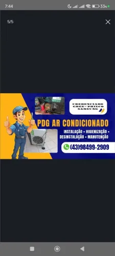 Instalação e manutenção de ar condicionado