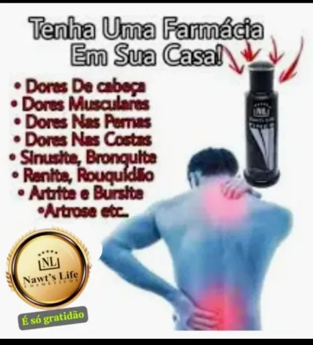 Óleo Fines Nawts Life pra qualquer tipo de dor 