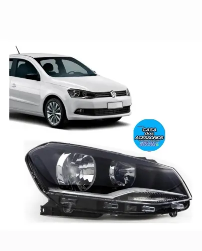 Farol Tuning VW - Casa dos Acessórios GM Fiat Ford Toyota Volks