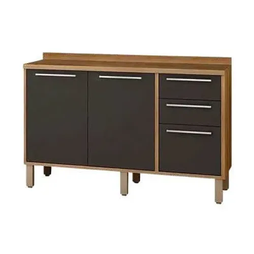 Balacão 1.20cm 3 portas e 2 gavetas Paris