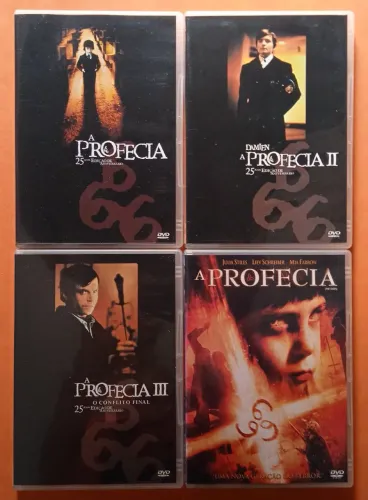 Dvd A Profecia 1, 2 e 3 + Remake