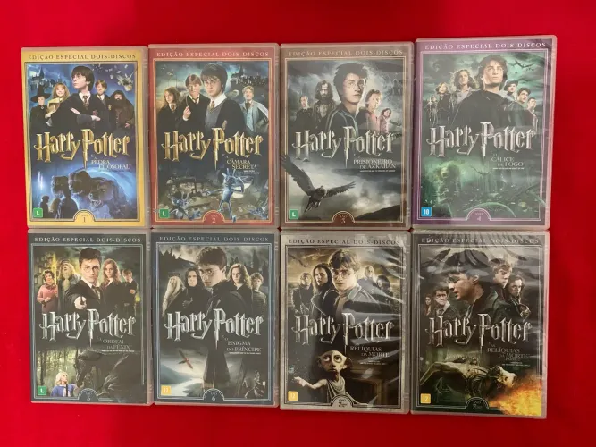 Coleção DVDs Duplos Harry Potter Criando o Mundo Mágico - LER DESCRIÇÃO
