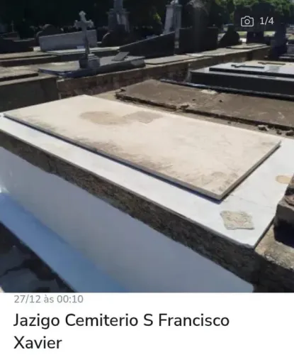 Jazigo São Francisco Xavier local Nobre