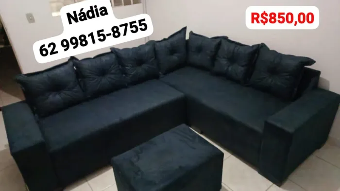Sofá De Canto === fazemos entrega ==006