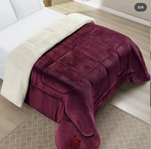 Cobertor Sherpa Dupla Face - Conforto e Elegância!