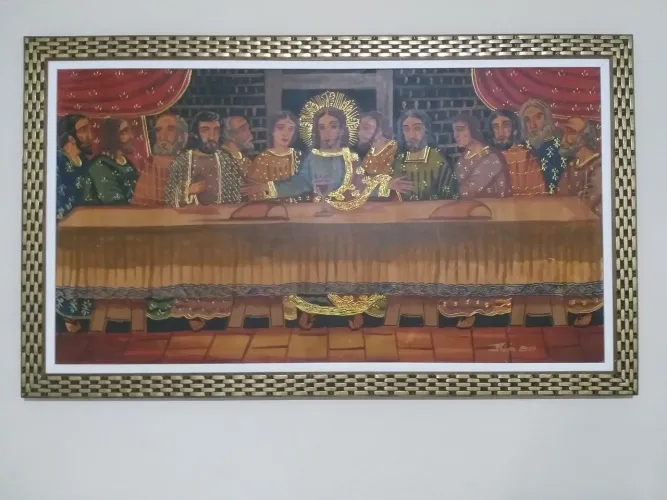 Quadro religioso da última ceia