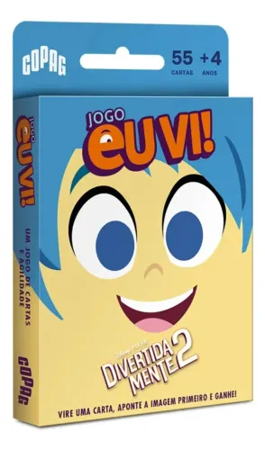 Jogo De Cartas Eu Vi! Disney Divertidamente 2 Original Copag Novo Lacrado Loja Coimbra