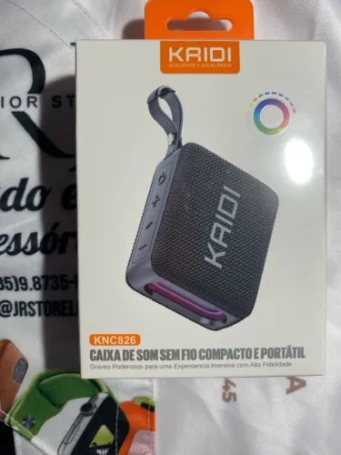 Caixa de Som Bluetooth Kaidi KNC826 - Som Compacto e Portátil