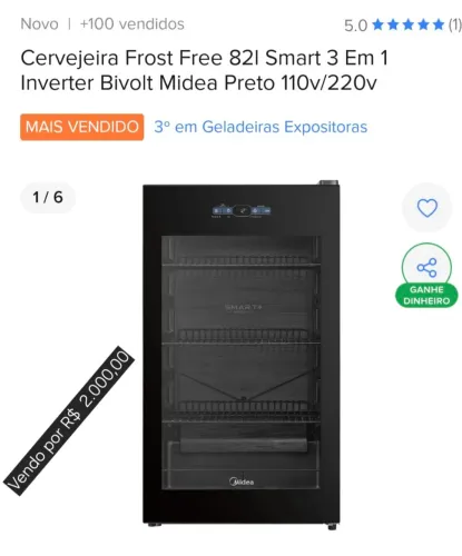 FREEZER EXPOSITOR VENAX - Novo